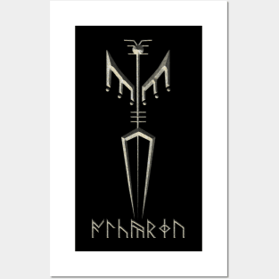 Valkyrie Symbol Posters and Art